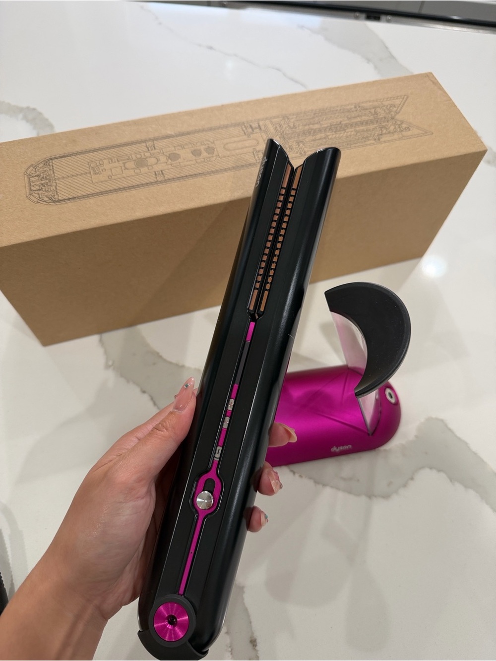 Dyson Corrale straightener Pink and Black